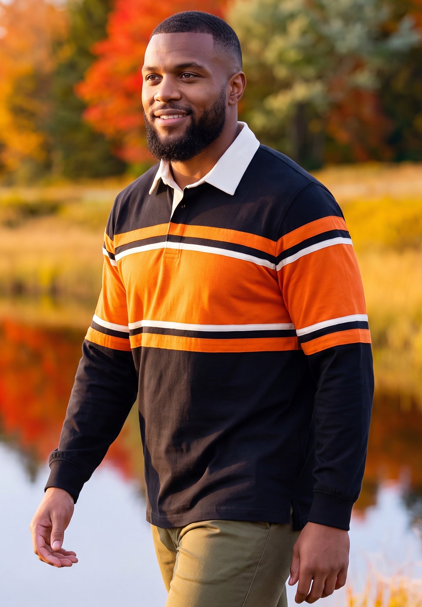 Long-Sleeve Rugby Polo image number 1