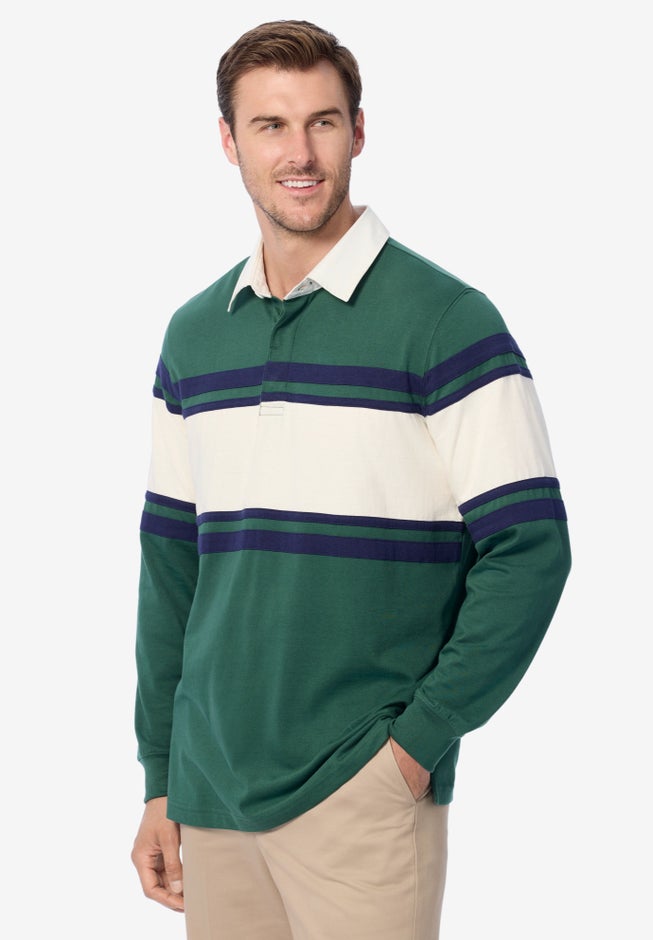 Long-Sleeve Rugby Polo image number 1