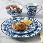 Goodale Vintage Blue 16-Pc. Stoneware Dinnerware Set image number null