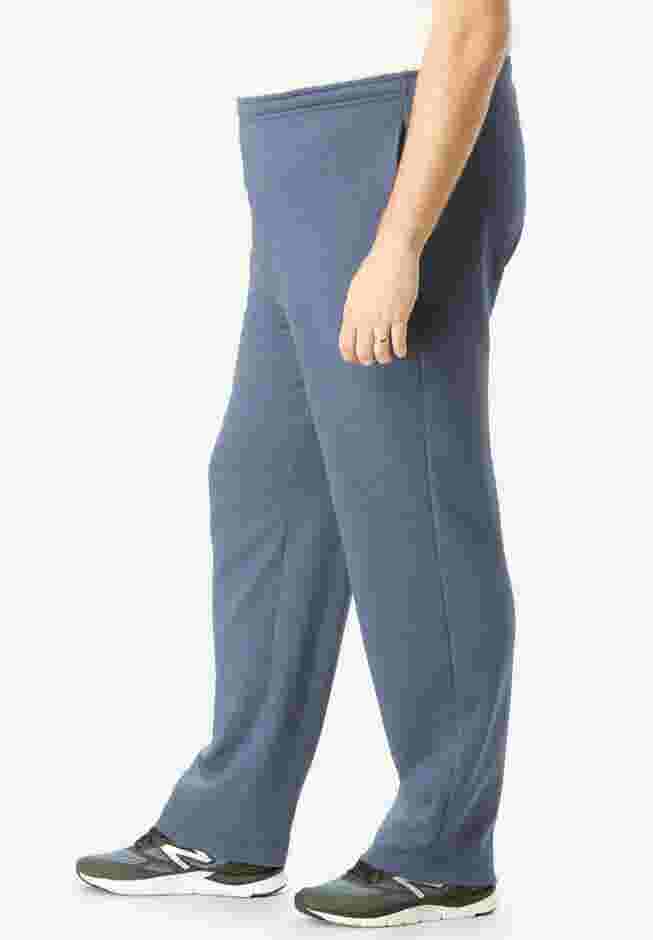 Wicking Fleece Open Bottom Pants by KS Sport™ image number 1