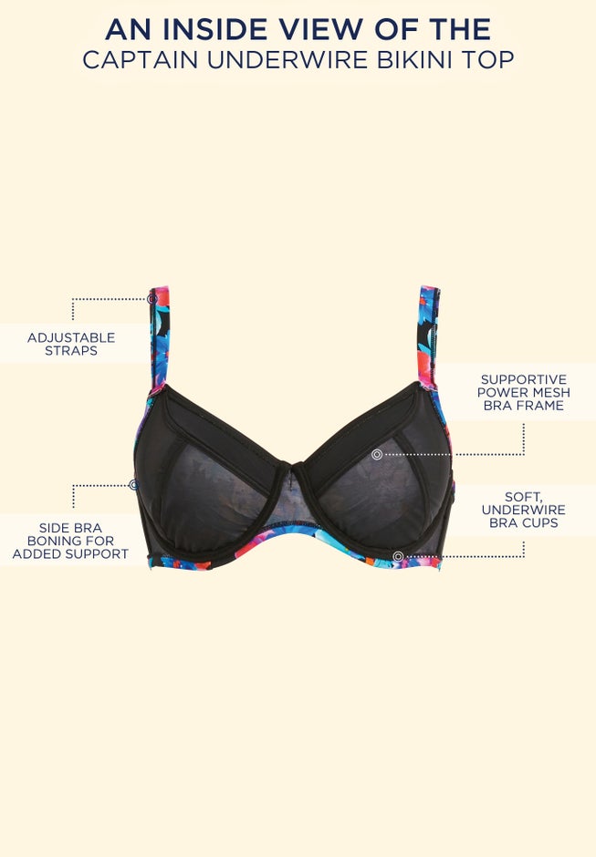 Captain Underwire Bikini Top image number null