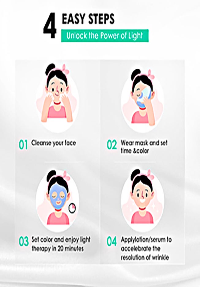 IGIA RE-GEN Facial LED Light Therapy Mask image number 4