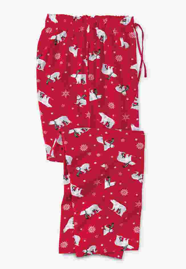 Novelty Print Flannel Pajama pants image number 0