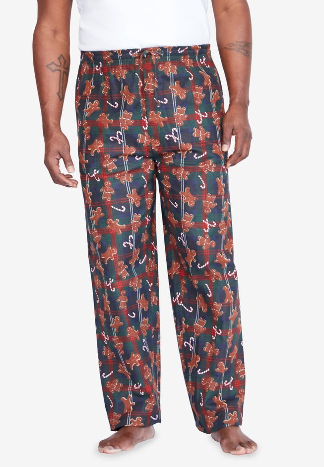 Novelty Print Flannel Pajama pants image number 0