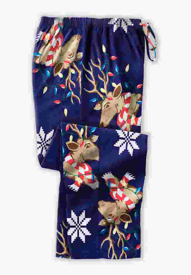 Novelty Print Flannel Pajama pants image number 0