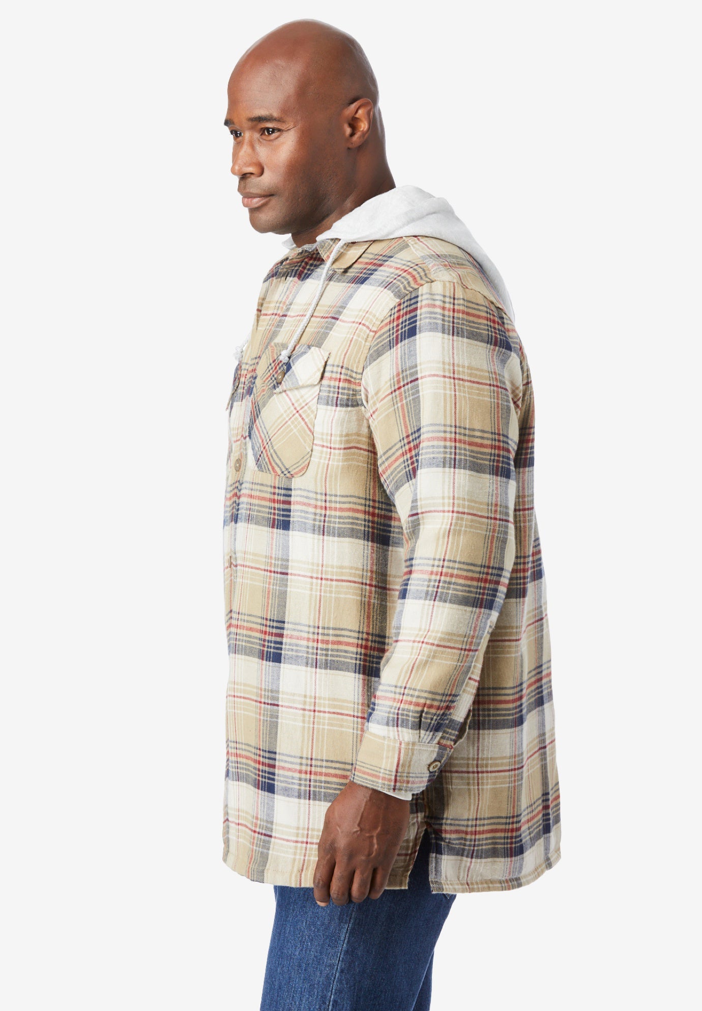 Printed Shirt Horn Sleeve Jacket main image 1