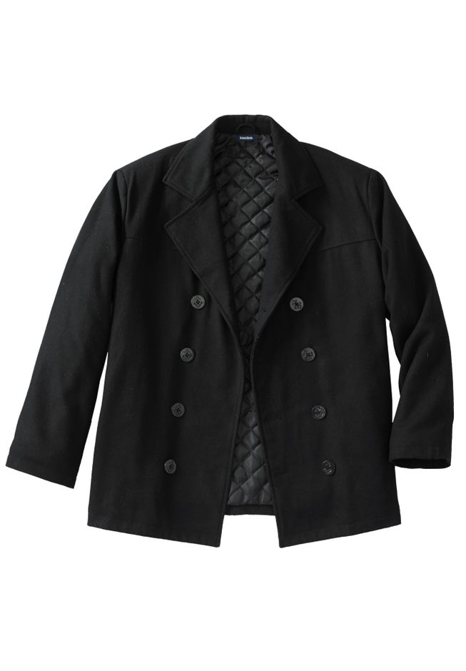 Double-Breasted Wool Peacoat image number 0