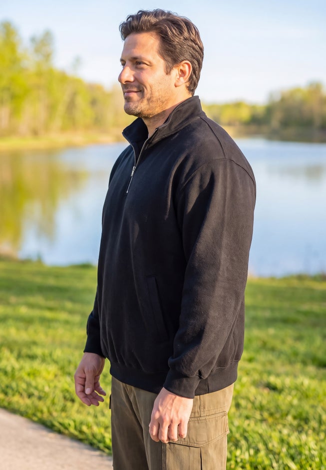 Quarter Zip Fleece Sweater image number 2
