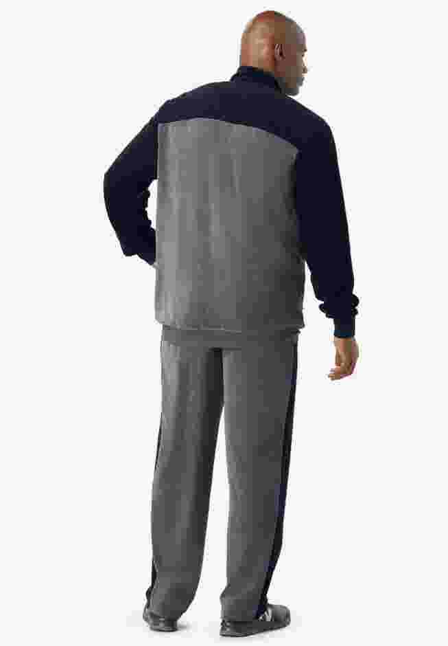 Colorblock Velour Tracksuit image number 1