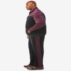 Colorblock Velour Tracksuit image number null