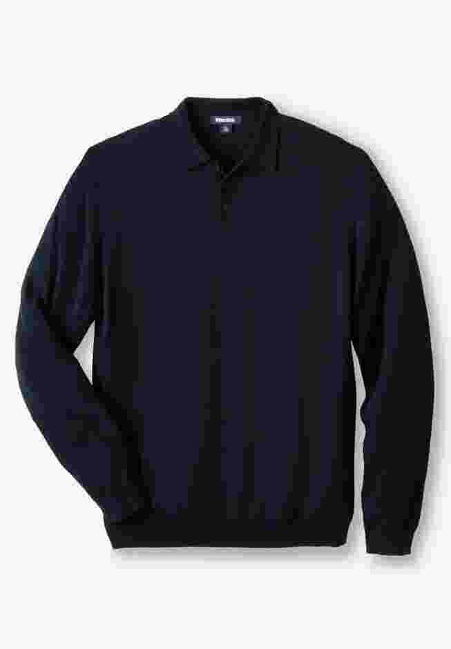 Lightweight Polo Sweater image number 0