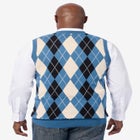V-Neck Argyle Sweater Vest image number null