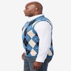 V-Neck Argyle Sweater Vest image number null