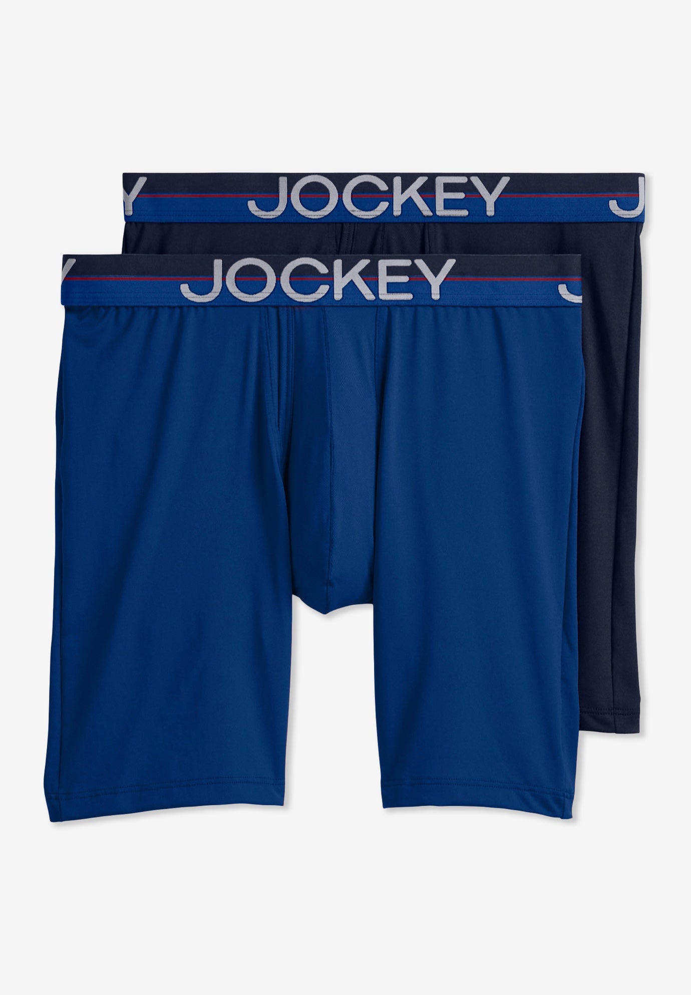 Jockey Infinite Cool Microfiber Stretch 8" Long Leg Boxer Brief - 2 Pack image number 0