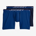 Jockey Infinite Cool Microfiber Stretch 8" Long Leg Boxer Brief - 2 Pack image number null