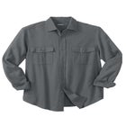 Signature Solid Flannel Shirt image number null