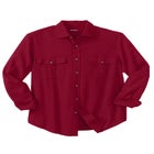 Signature Solid Flannel Shirt image number null