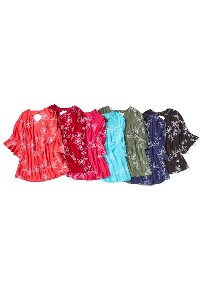 Embroidered Gauze Tunic image number 3