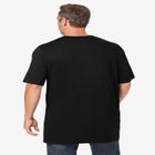 Shrink-Less Lightweight Longer-Length Crewneck T-Shirt image number null