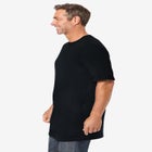 Shrink-Less Lightweight Longer-Length Crewneck T-Shirt image number null