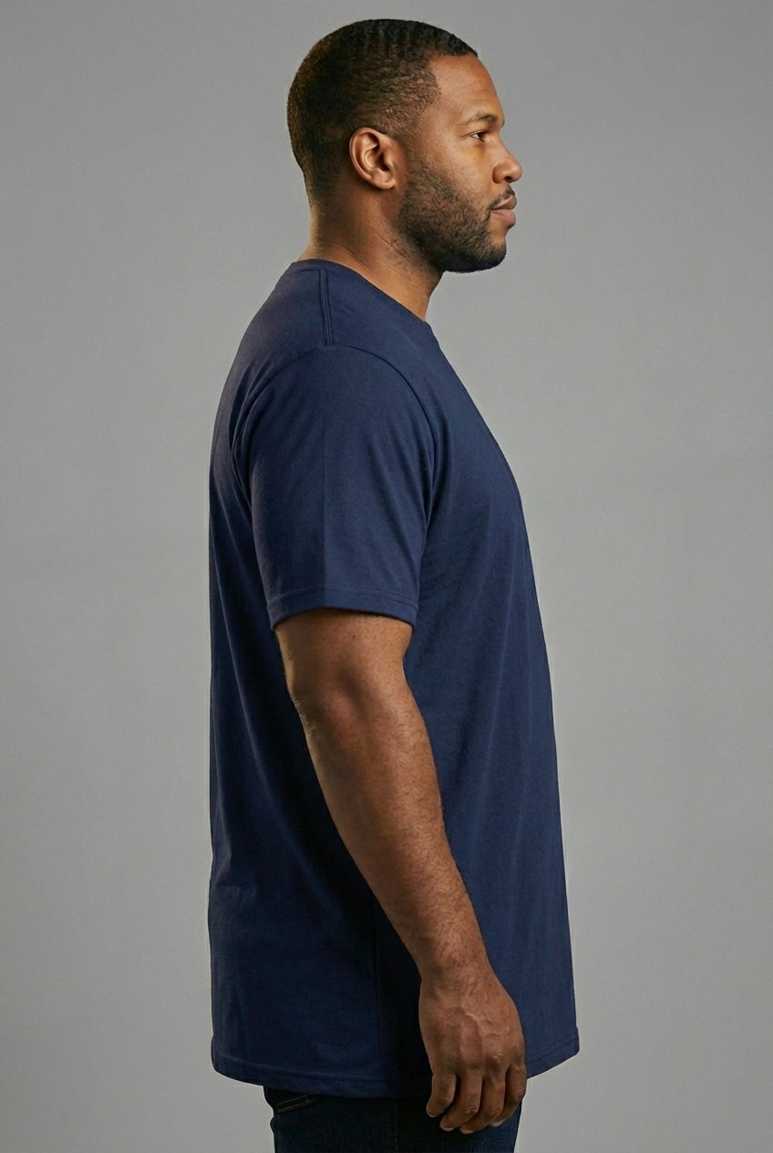 Shrink-Less&trade; Lightweight Longer-Length Crewneck T-Shirt image number 2