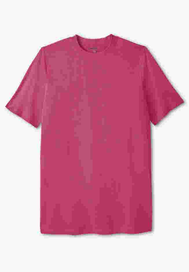Shrink-Less Lightweight Longer-Length Crewneck T-Shirt image number 0