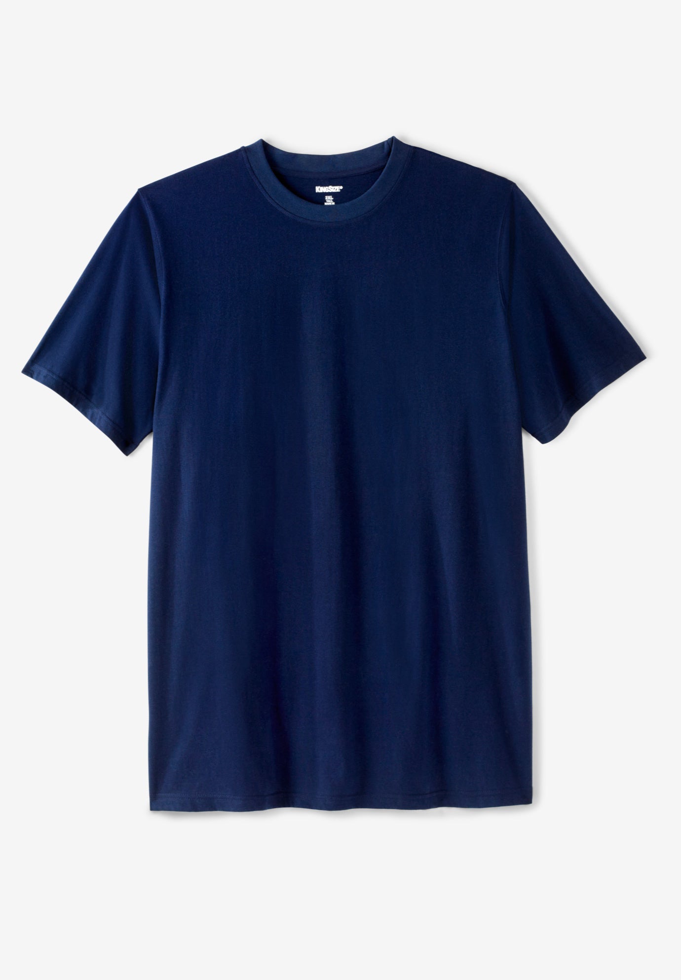 Shrink-Less Lightweight Longer-Length Crewneck T-Shirt image number 0