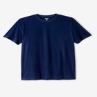 Shrink-Less Lightweight Longer-Length Crewneck T-Shirt image number null