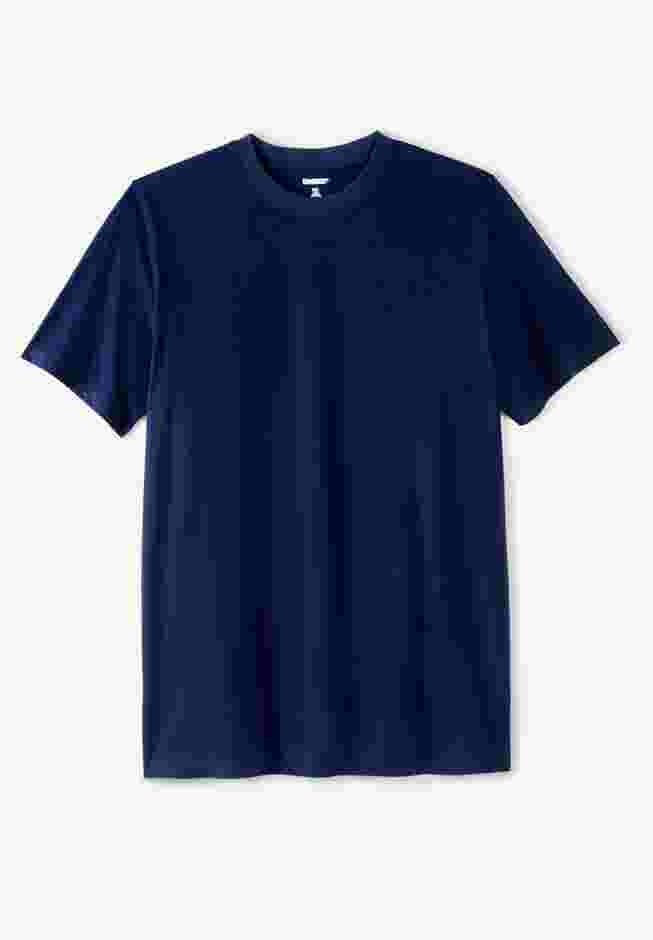 Shrink-Less Lightweight Longer-Length Crewneck T-Shirt image number 0