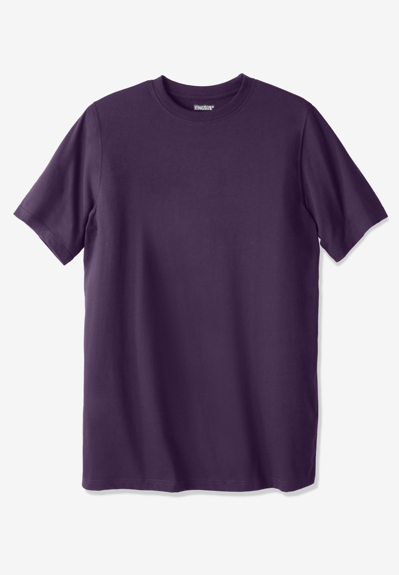 KingSize Men’s Big & Tall Shrink-Less Lightweight Longer-Length Crewneck T-Shirt