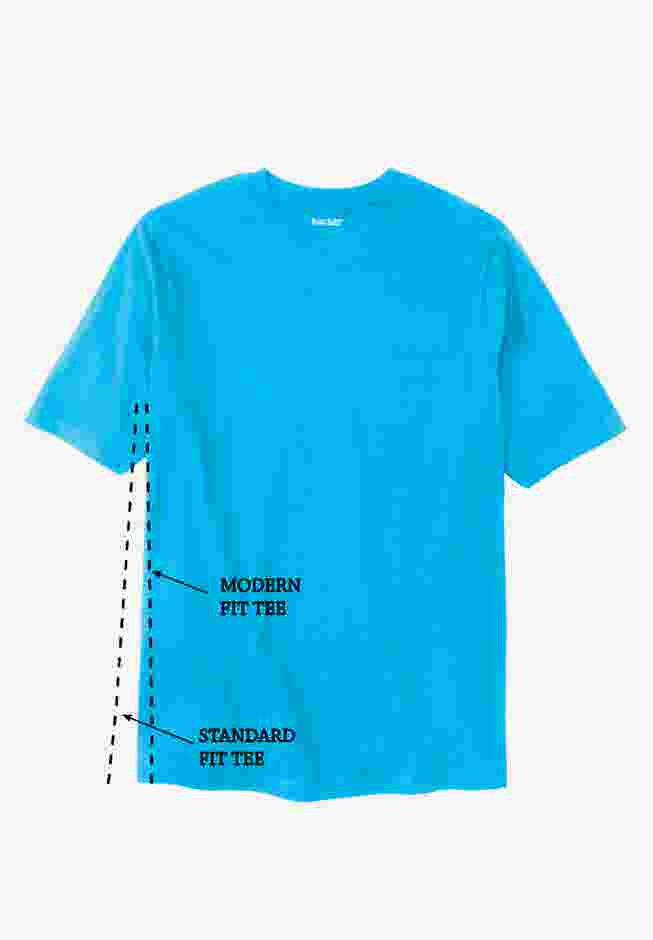 Shrink-Less™ Lightweight Crewneck Modern Fit Tee image number 1