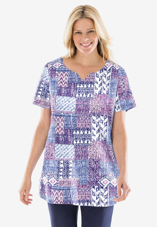 7-Day Notch-Neck Tunic image number 5