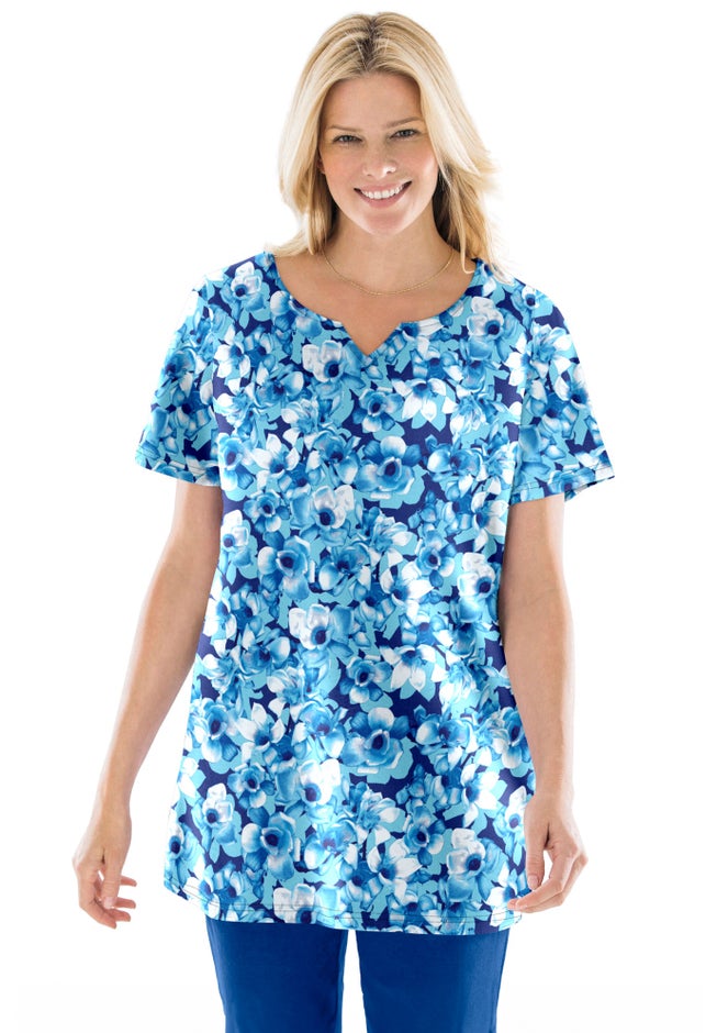 7-Day Notch-Neck Tunic image number 6