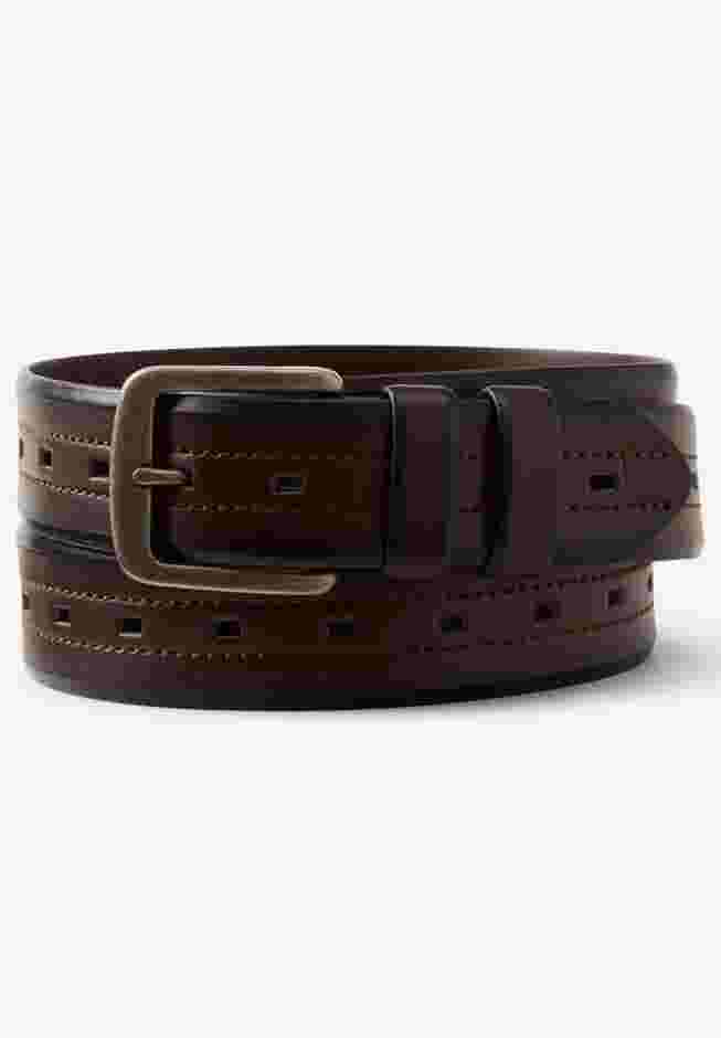 Stitched Leather Belt image number 0
