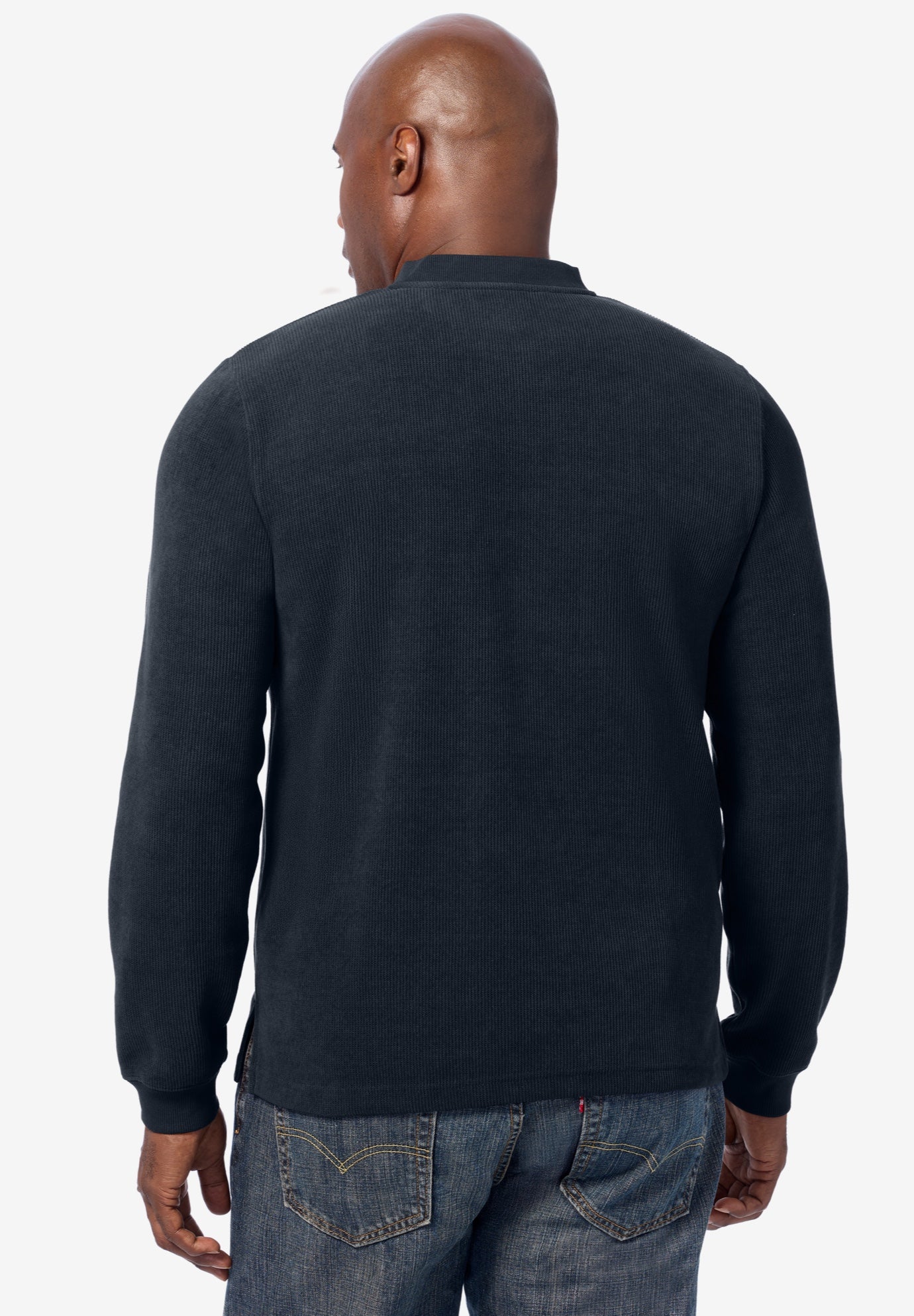 Soft Waffle Henley image number 3