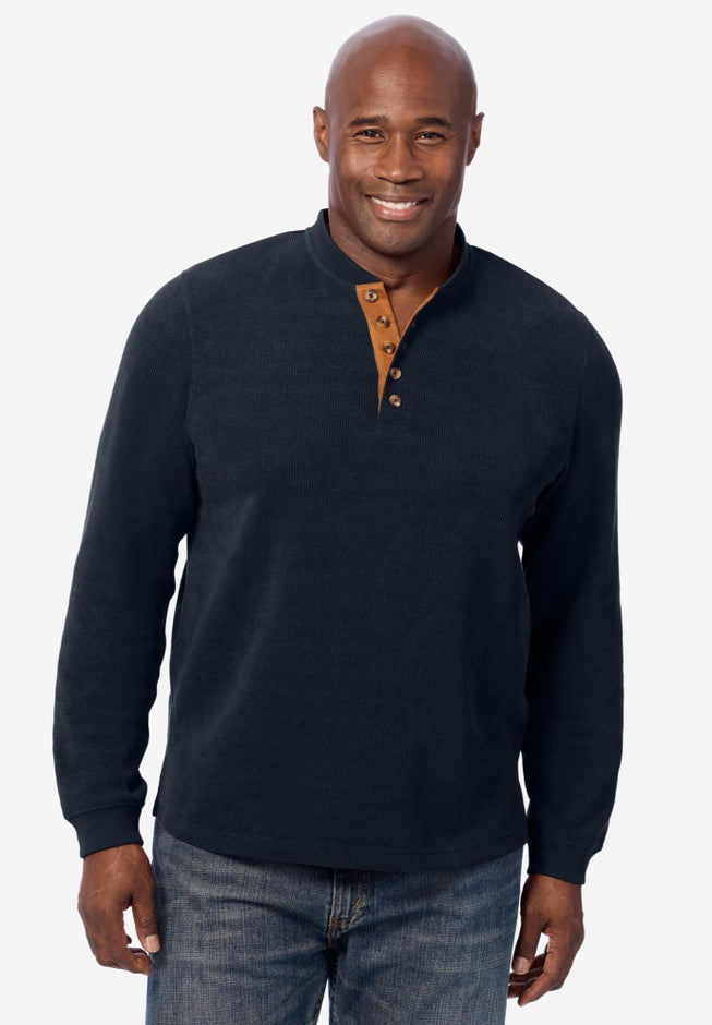 Soft Waffle Henley image number 1