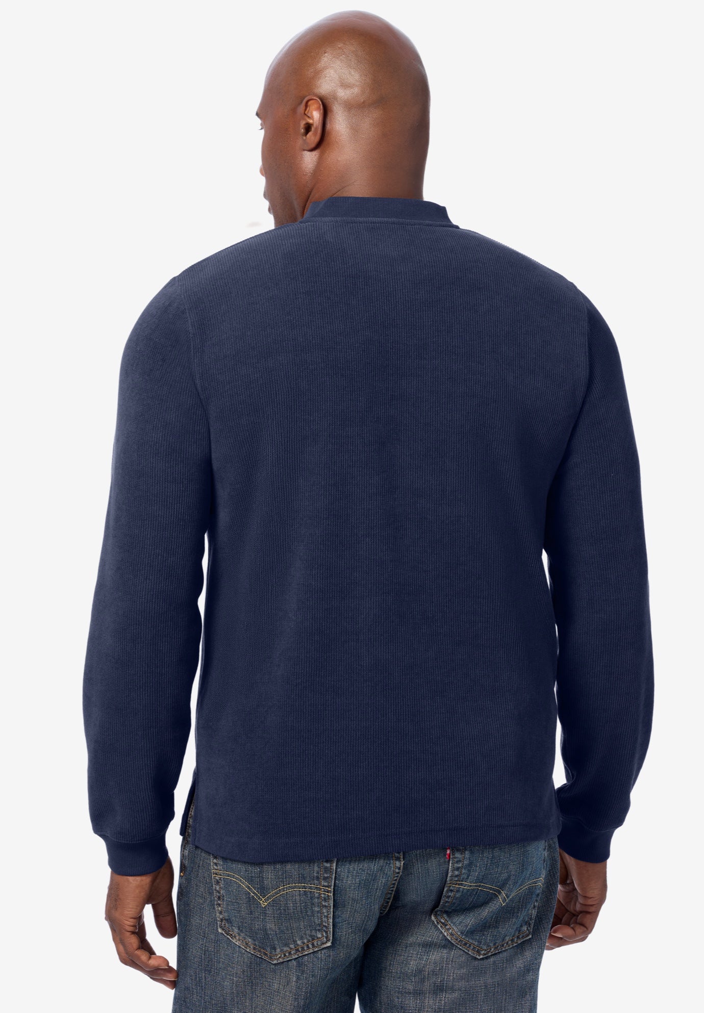 Soft Waffle Henley image number 3