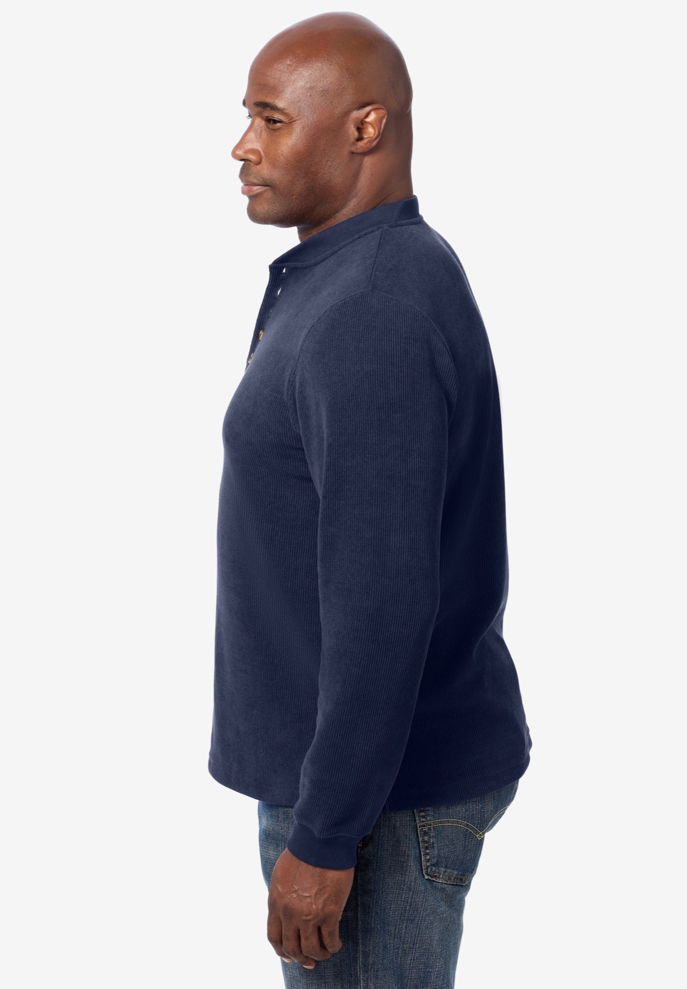 Soft Waffle Henley image number 2