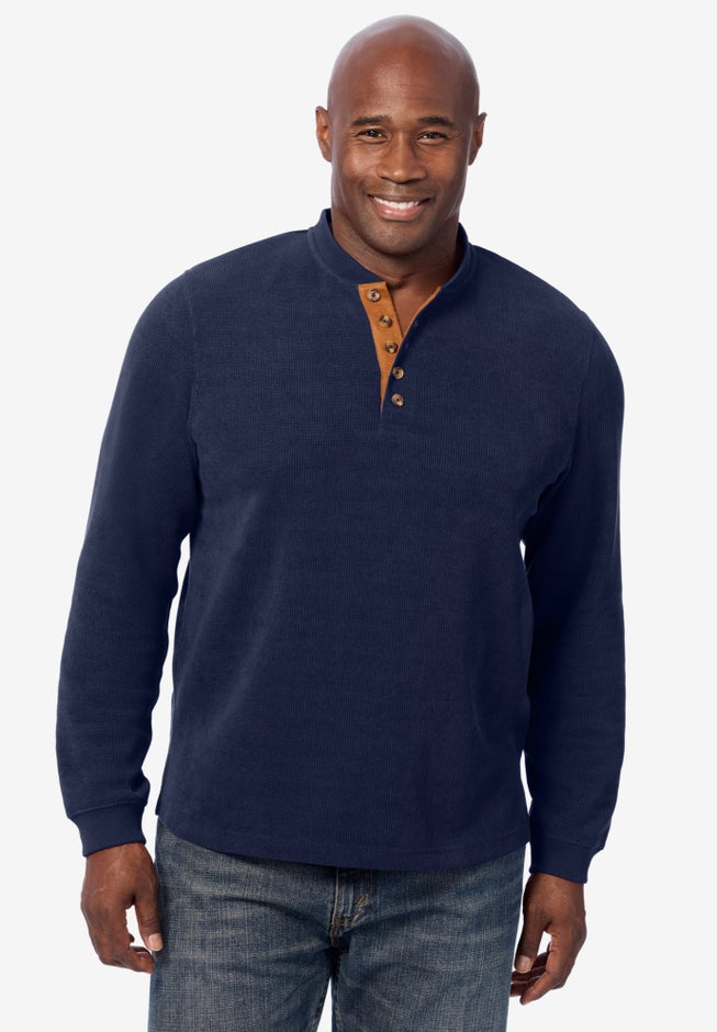 Soft Waffle Henley image number 1