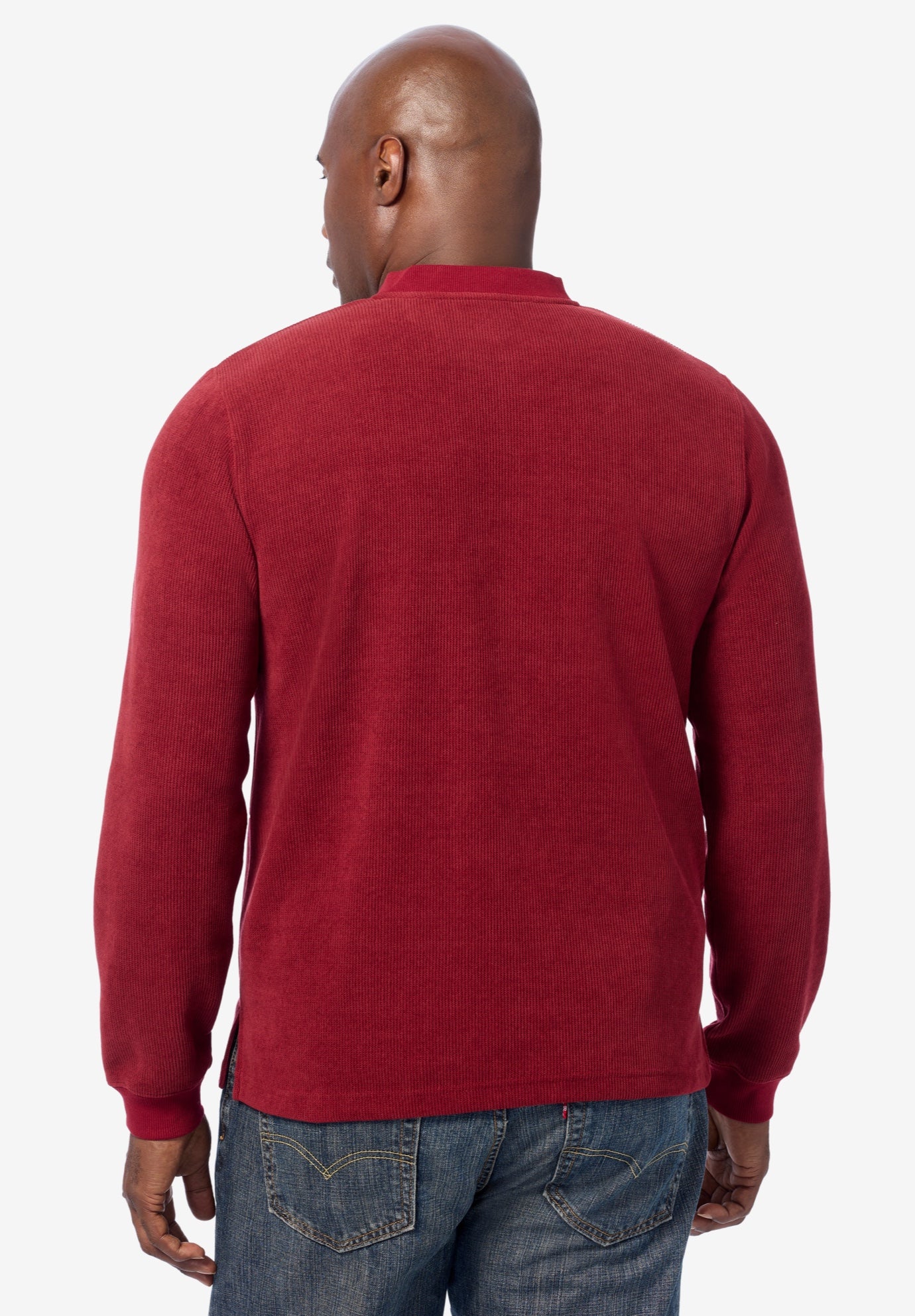 Soft Waffle Henley image number 3