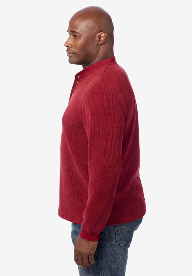 Soft Waffle Henley image number 2