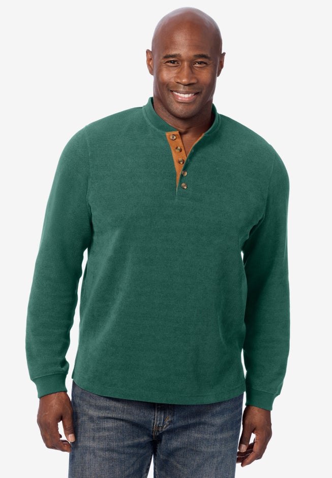 Soft Waffle Henley image number 1