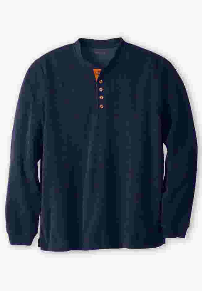 Soft Waffle Henley image number 0