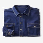 Knit Denim Shirt image number null