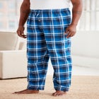 Flannel Plaid Pajama Pants image number null