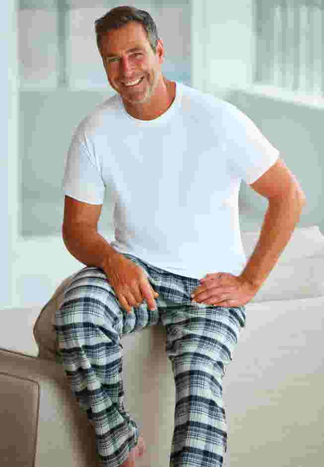 Flannel Plaid Pajama Pants image number 5