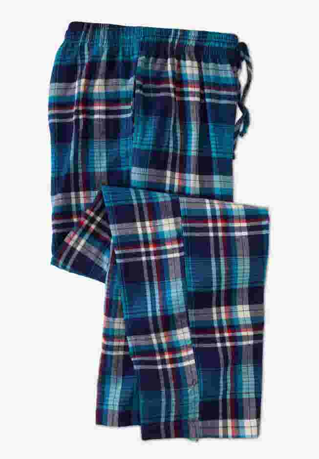 Flannel Plaid Pajama Pants image number 3