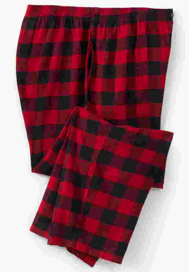 Flannel Plaid Pajama Pants image number 0