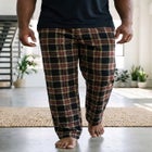 Flannel Plaid Pajama Pants image number 0