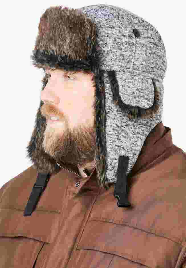 Extra Large Fur Trim Hat image number 1